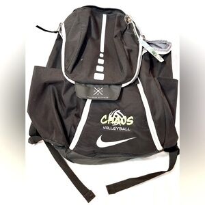NIKE ELITE Black Quad Zip System Volleyball Backpack